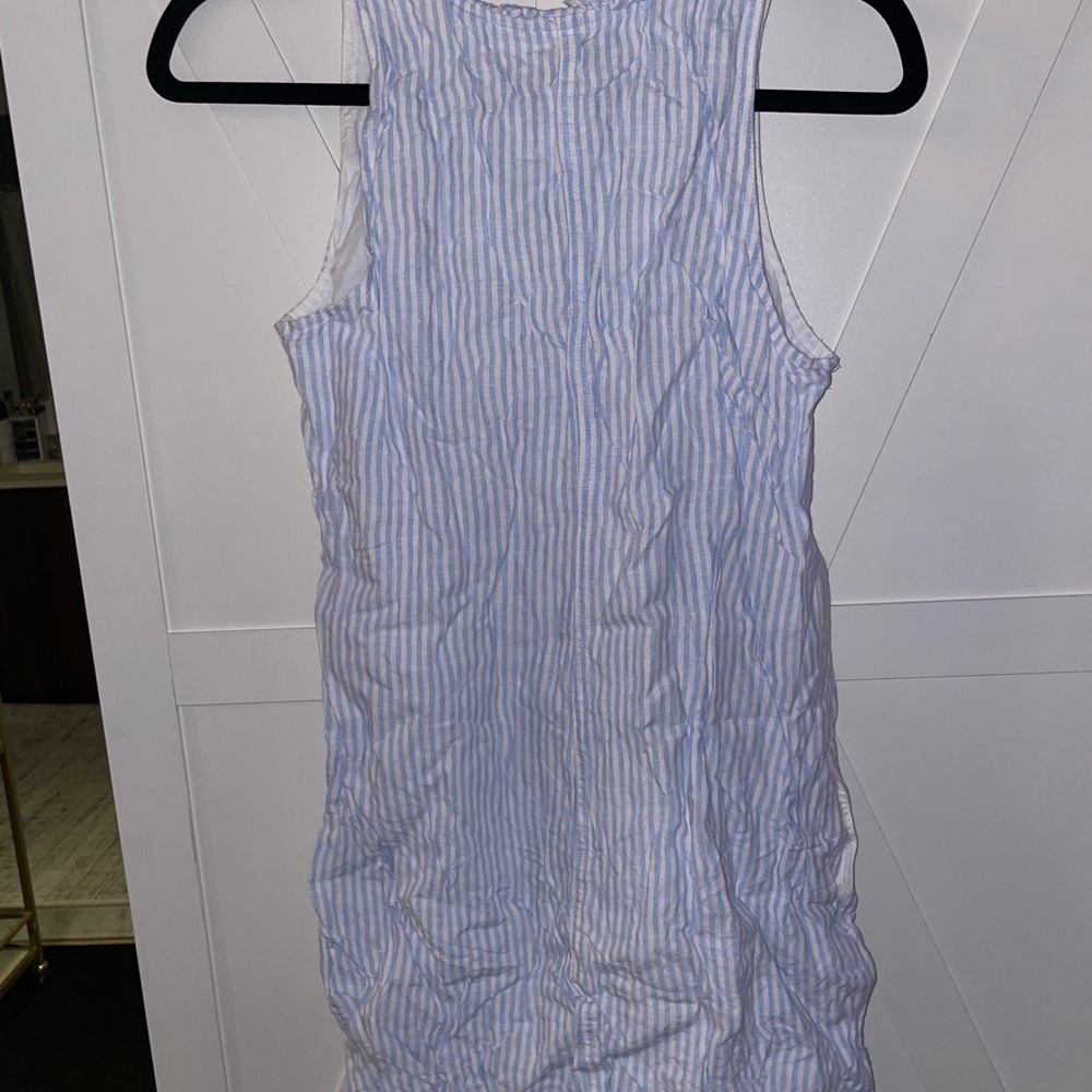 Tommy Bahama Light Blue and White Striped dress - Picture 3 of 3